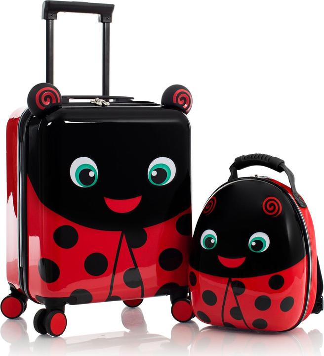 Heys Super Tots Lady Bug -lasten matkalaukku ja reppu (34 l, Handgepäck (bis 50l))