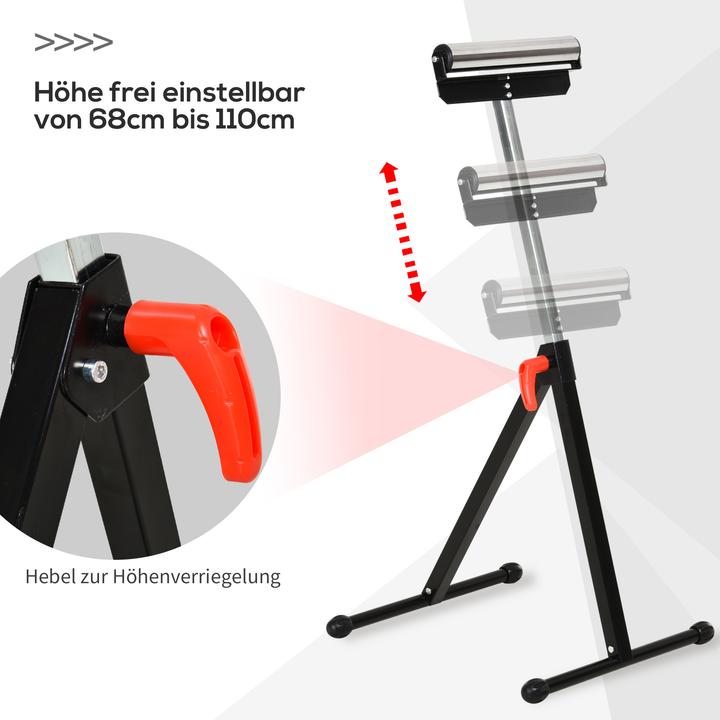 Actual product image Homcom Adjustable roller block (44 cm, 50 cm)