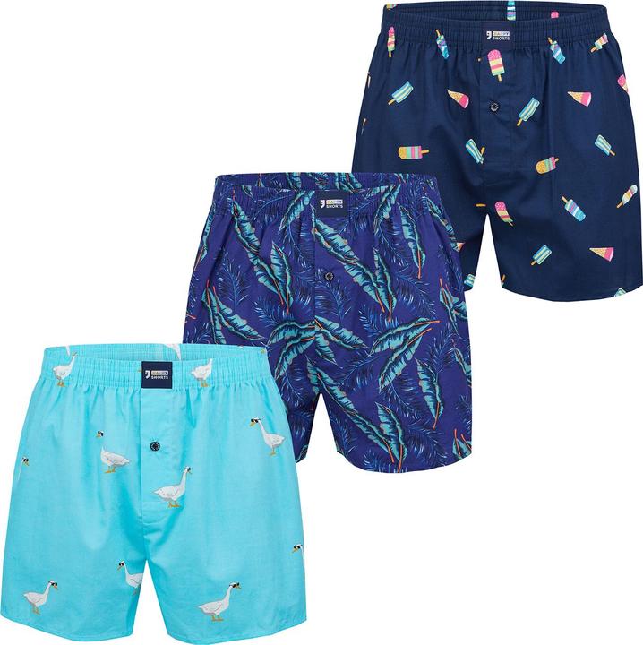 Image du produit Happy shorts Sets Boxer Print (XXL, Lot de 3)