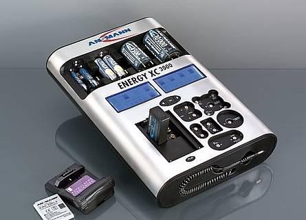 Actual product image Ansmann Energy XC3000 High-Tech Universal Charger (1 pcs., 9V Block, C, D, Chargers without battery)