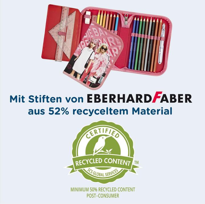 Produktbild Scooli Etui gefüllt Barbie, Gefüllt: Ja, Etui-Art: Etui, Material