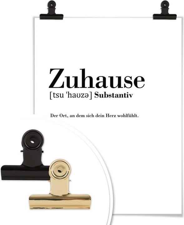 Image du produit Trenddeko Grammaire - Maison (40 x 50 cm)