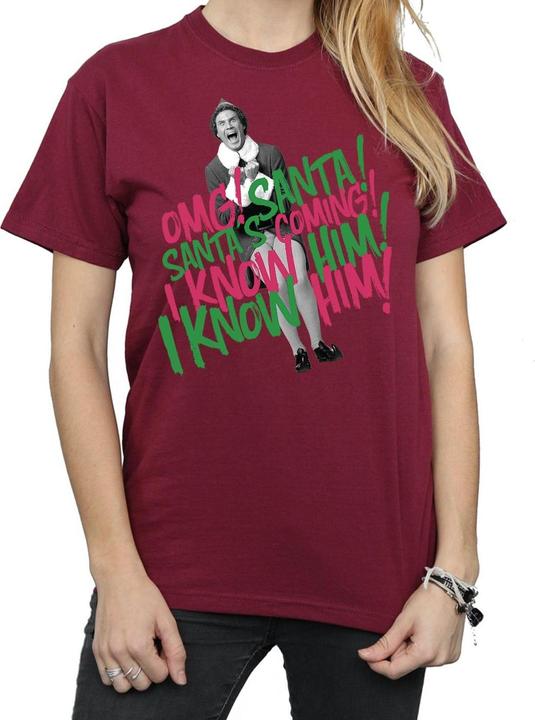 Produktbild Elf Santa's Coming TShirt (L)