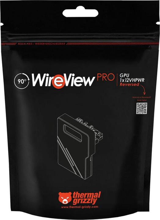 Actual product image Thermal Grizzly WireView Pro GPU - 1x12VHPWR 90° Reverse
