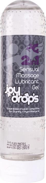 Image du produit JoyDrops Lubrifiant 2 en 1 pour un massage sensuel - 125ml (125 ml)