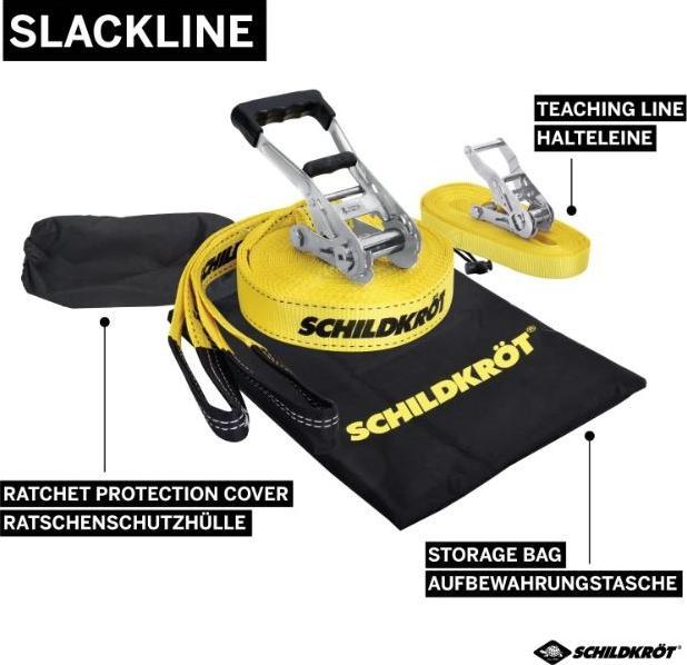 Produktbild Schildkröt Slackline mit Teaching Line (15 m)