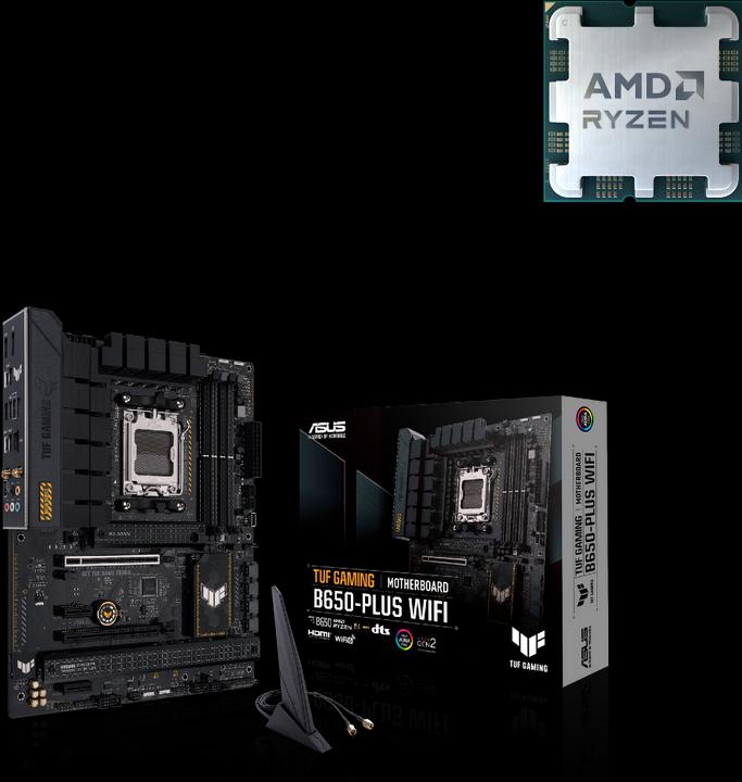 Actual product image ASUS TUF GAMING B650-PLUS (AM5, AMD B650, ATX)