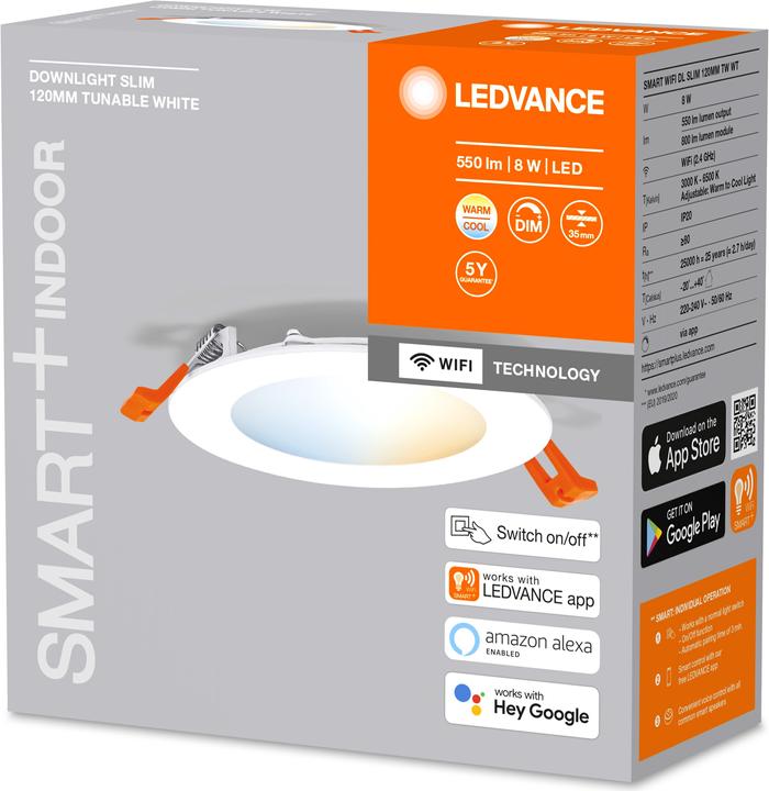 Image du produit Ledvance Smart Recess Slim Downlight (550 lm)
