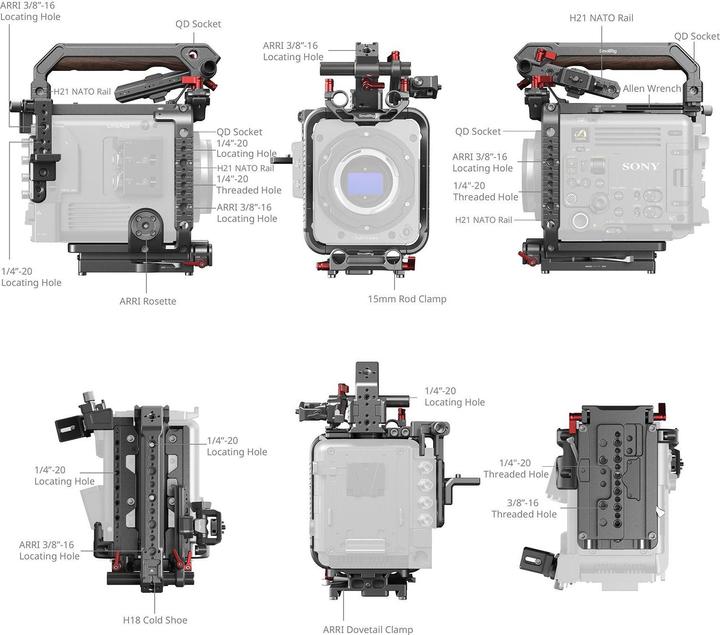 Produktbild SmallRig Cage Kit for Sony BURANO 4571 (Cage)