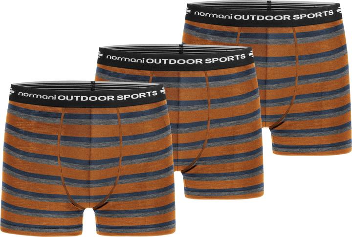 Normani 3er Pack Herren Merino Boxershorts Unterhose - 7694