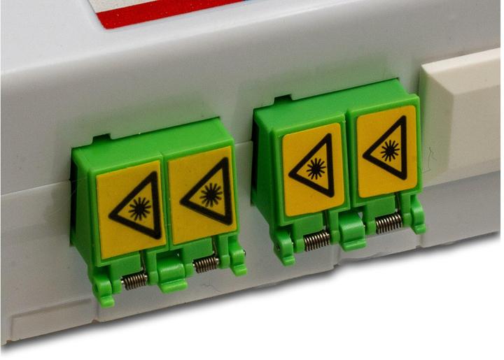 Actual product image Wirewin Lightwin FTTH OTO Box, 4-fibre, 4x LC/APC couplers, breakout cable 30 - 100 m, G.657A2 (Splice box)