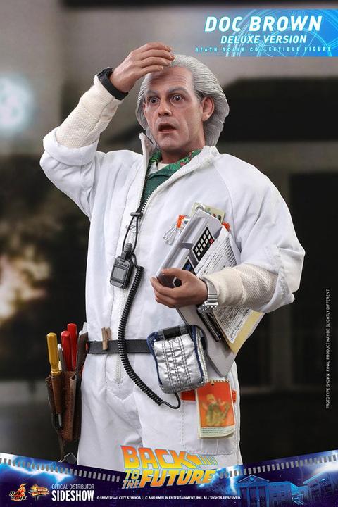 Produktbild Hot Toys Zurück in die Zukunft “Doc Brown – Deluxe Version” 1/6 Actionfigur