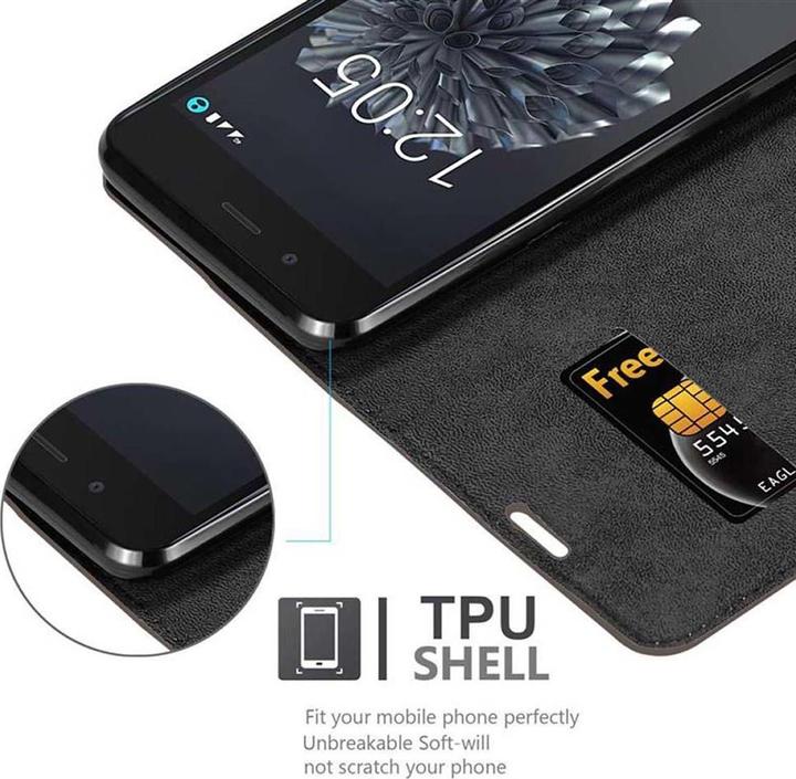 Immagine prodotto Cadorabo Copertina magnetica invisibile del libro (BQ Aquaris X5 Plus)
