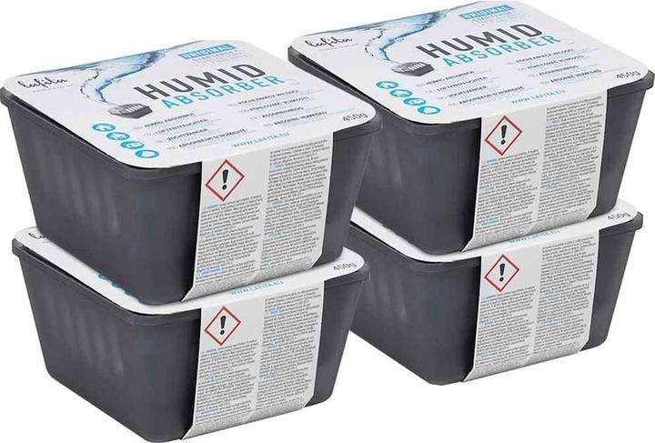 Image du produit VidaXL Déshumidificateur avec sachets de recharge 4 pcs. 450 g Humidité Absorbeur