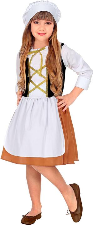 Produktbild Widmann MITTELALTERLICHE MAGD (Kleid, Haube), 104 cm / 2-3 Years (2, 3)