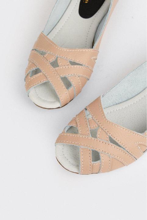 Good For The Sole Pumps Layla gewebter Stoff Leder