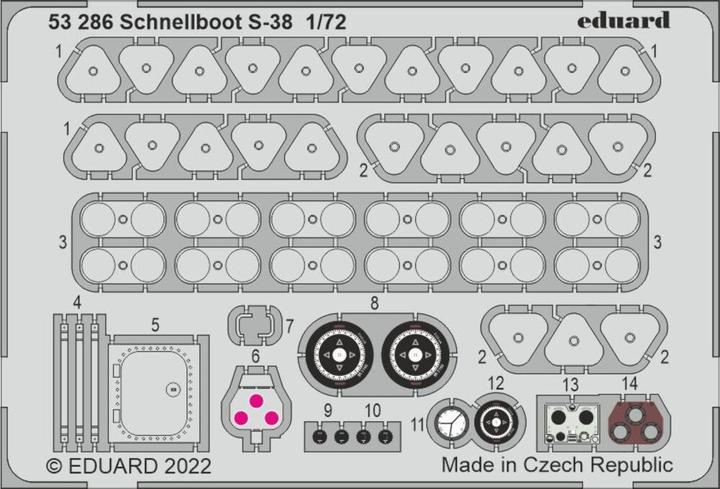 Produktbild Eduard Schnellboot S-38 for FORE HOBBY