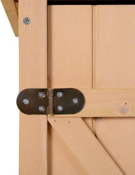 Actual product image Outsunny Tool shed with shelves