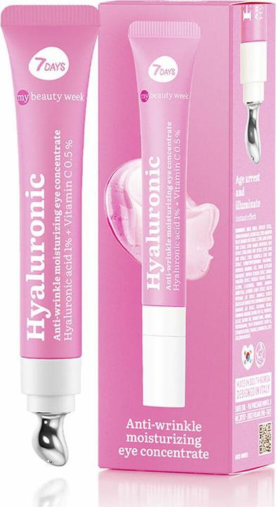 Actual product image 7Days Eye Cream with Hyaluronic Acid Korean Skincare for Dark Circles and Puffy Eyes Anti Aging Eye (18 ml)