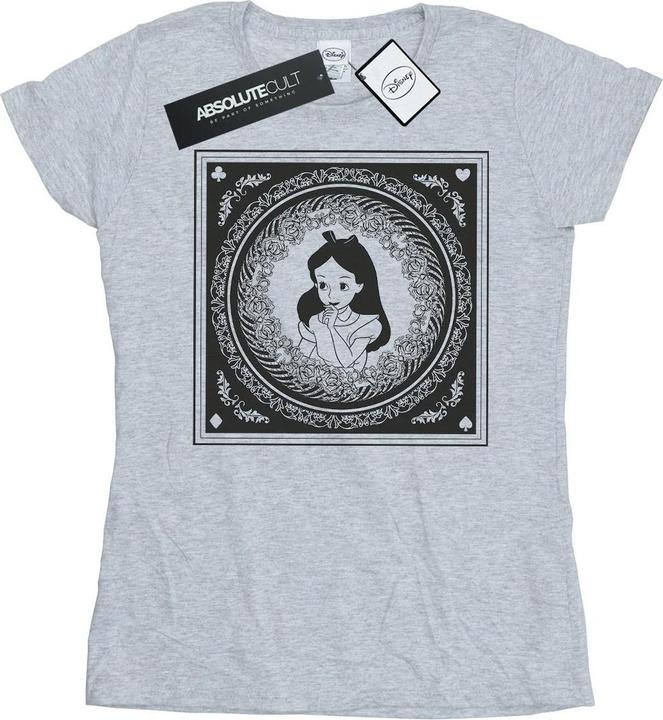 Actual product image Disney Womens/Ladies Alice In Wonderland Box Cotton T-Shirt (M)
