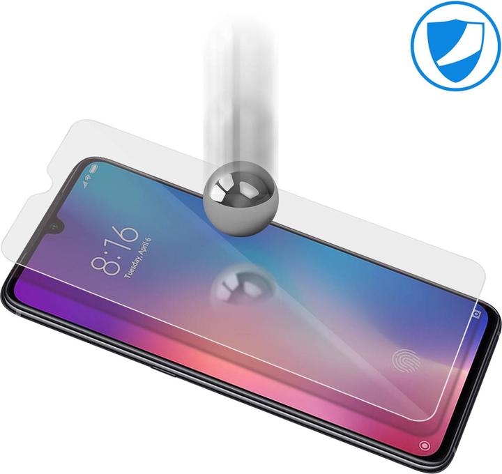 Actual product image Avizar Crystal clear film, glass screen protector (1 Piece, Mi 9)