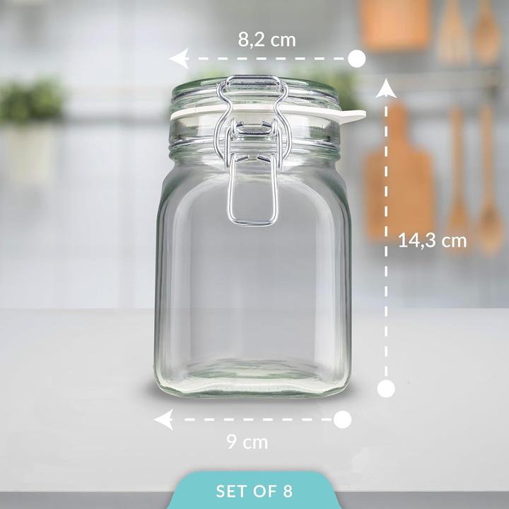 Image du produit Creative Home Verres à repasser avec couvercle (8 pcs, 0.75 l)