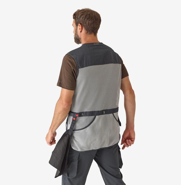 Produktbild Solognac Jagdweste 100 grau/schwarz
