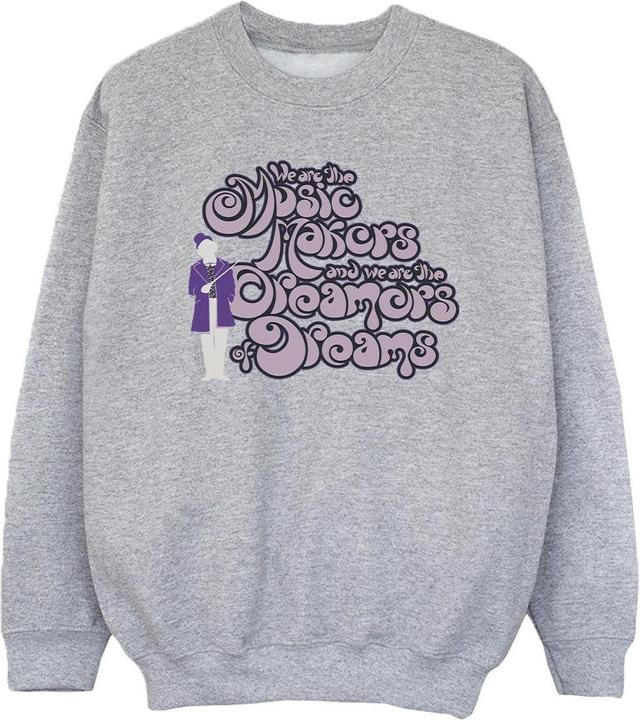 Willy Wonka & the Chocolate Factory Dreamers Text Sweatshirt Mädchen