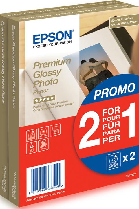 Epson Premium Glossy (255 g/m², 10 x 15 cm, 80 x)