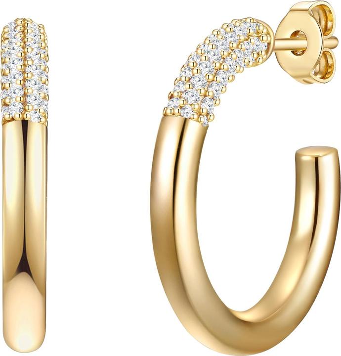 Produktbild Glanzstücke München Damen Sterling Silber Zirkonia gelbgold - 29049 (Sterling Silber)