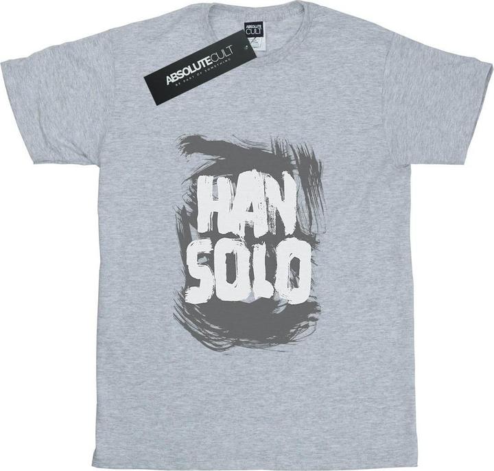 Star Wars Han Solo Text TShirt Jungen