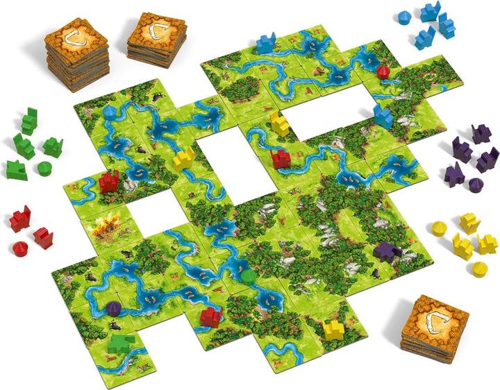 Actual product image Hans im Glück Carcassonne - Hunter and Gatherer (German)