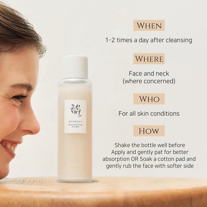 Actual product image Beauty of Joseon Glow Replenishing Rice Milk (Cleansing lotion, 150 ml)