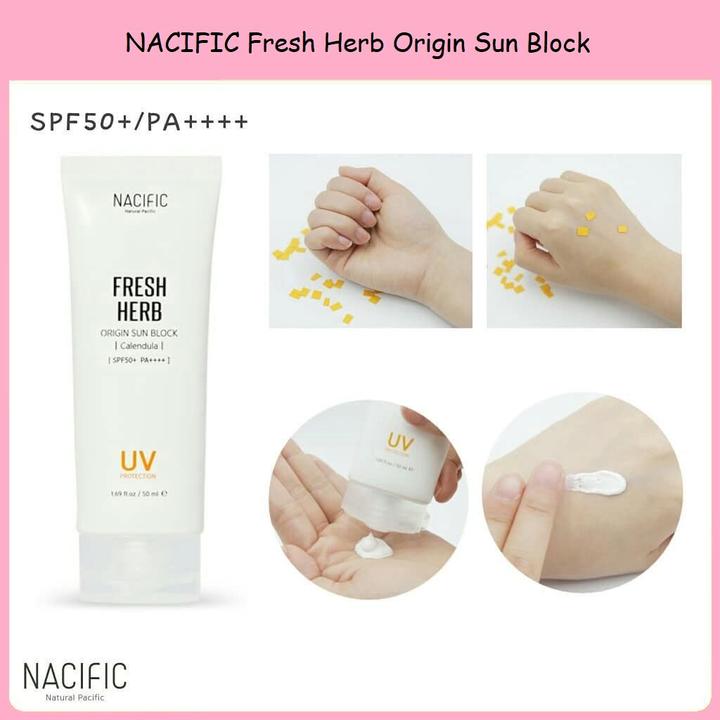 Produktbild Nacific Fresh Herb Origin Sun Block (Sonnencreme, SPF 50, 50 ml)