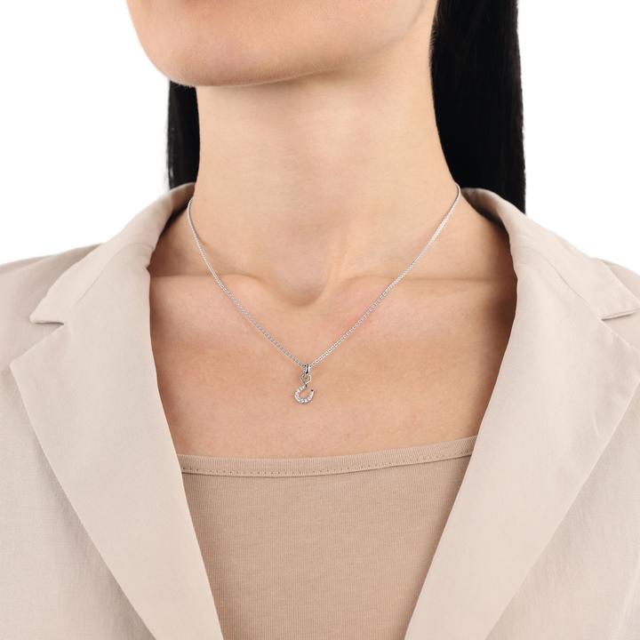 Produktbild Amor Charms für Damen, 925 Sterling Silber, Zirkonia synth. | Hufeisen (Silber 925)