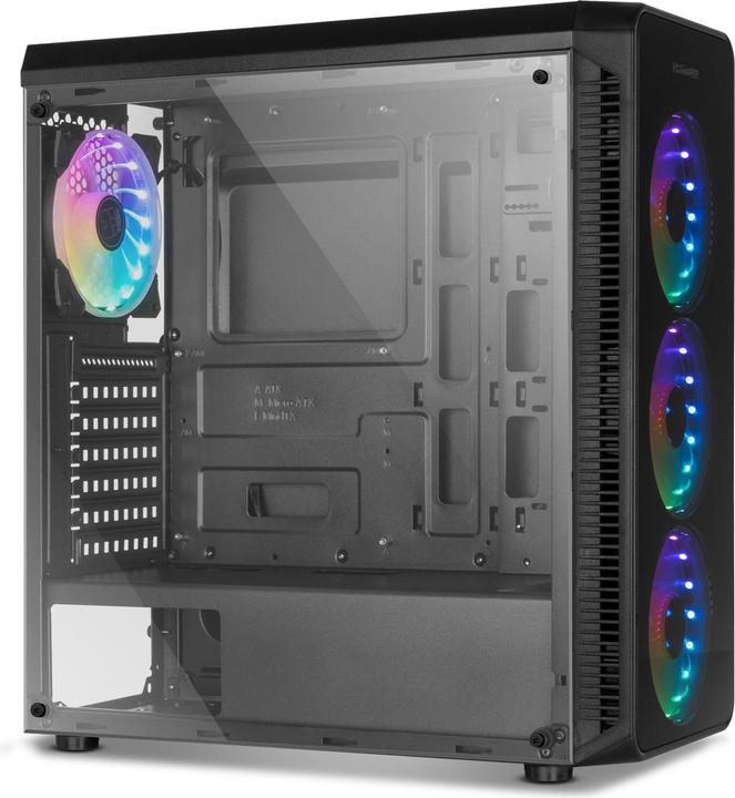 Immagine prodotto Nox ATX TOWER HUMMER TGM RAINBOW RGB - Torre (mATX, Mini-ITX, ATX)