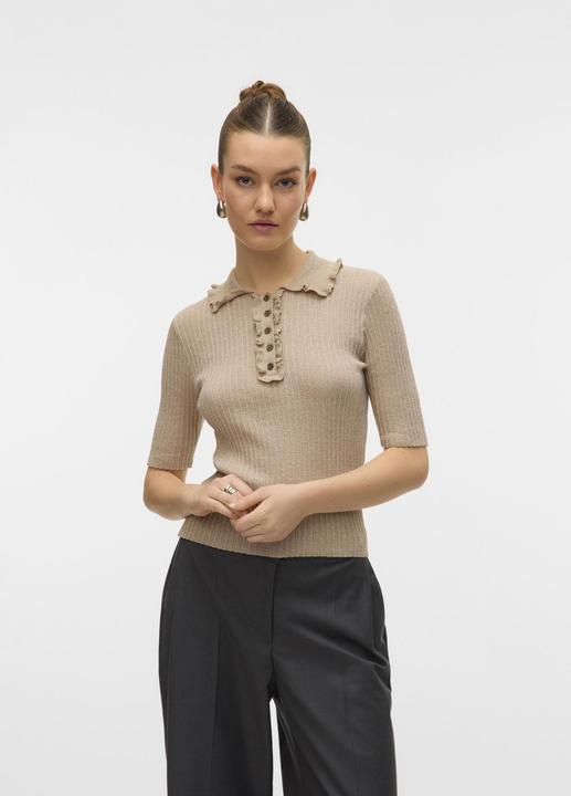 Produktbild Vero Moda AWSHIRLI Gestricktes Poloshirt Polo (M)