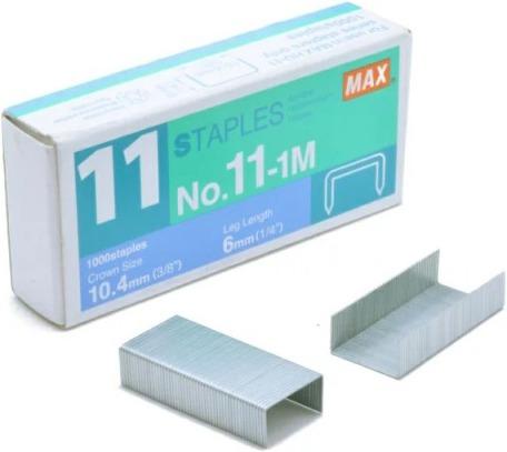 Max Staples No. 11-1M 1000pcs, correspond to the (1000 x)