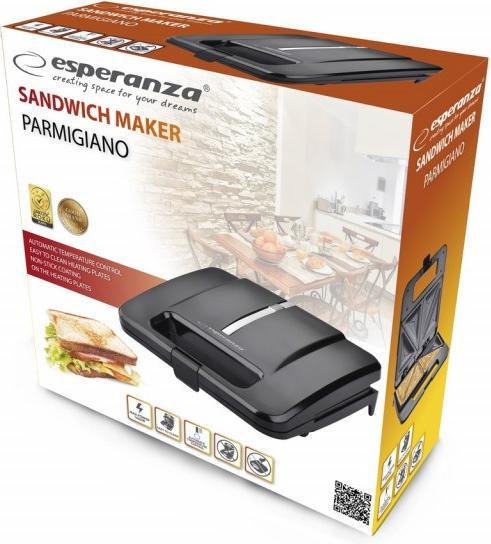 Image du produit Esperanza EKT010 Grille-pain à sandwich (Prise UE)