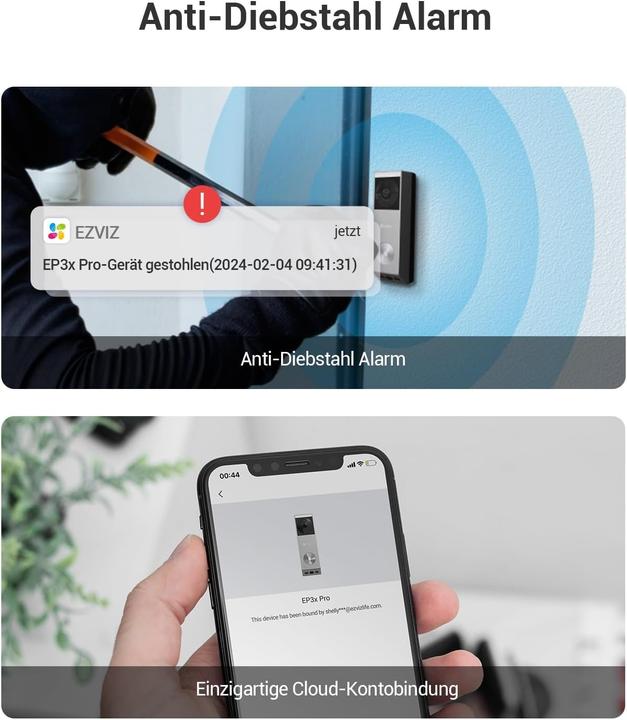 Actual product image EZVIZ Interphone EP3X Pro (Wireless)