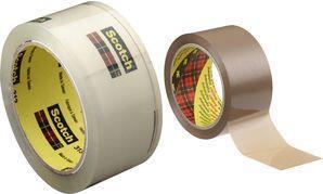 Actual product image 3M SCOTCH 313 Packing tape, BOPP film brown, thickness 0.07mm, 50mm x 100m (50 mm)