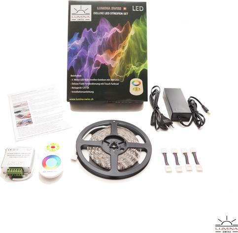Produktbild Lumina Swiss LED-Streifen-Set Multicolor 1m Premium Indoor Deluxe (100 cm, Indoor)