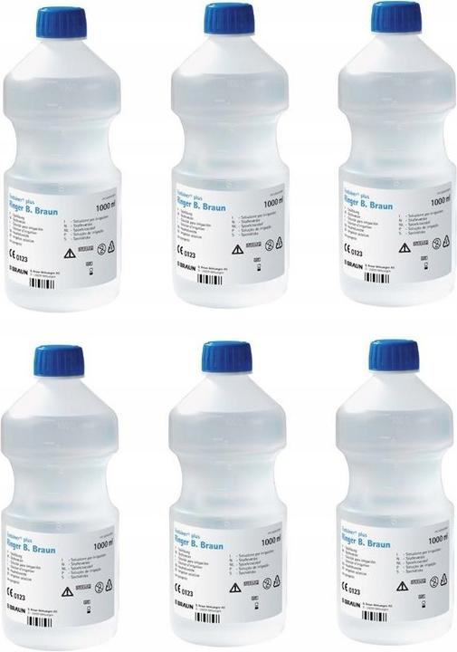Actual product image Braun NaCl 0.9 % West Ecotainer (6 X1000ml)
