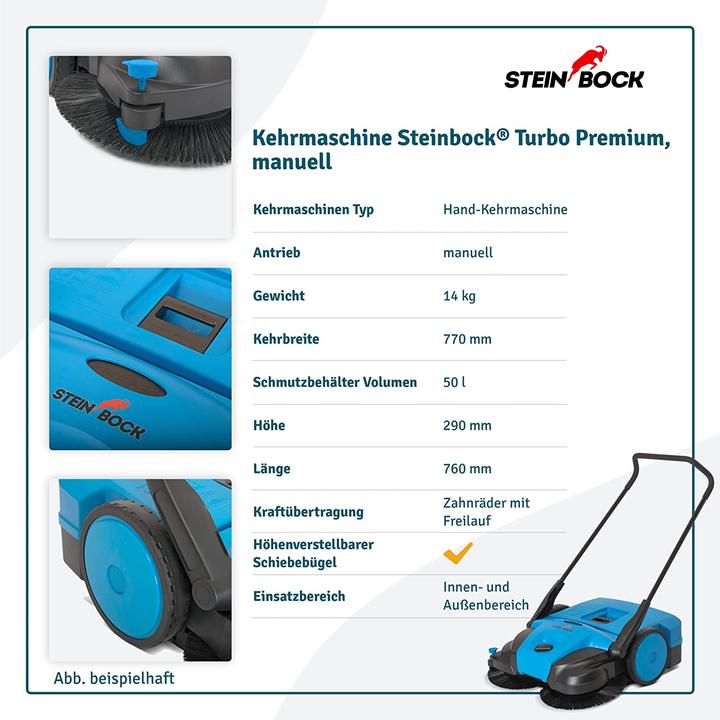 Produktbild Steinbock Kehrmaschine Turbo manuell