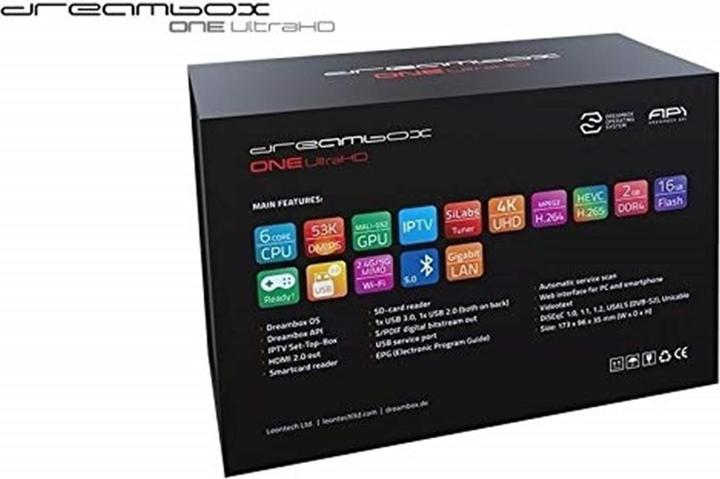 Productafbeelding Dreambox Eén Ultra HD (16 GB, 2x DVB-S2X, CI+ slot)