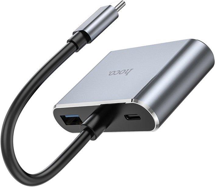 Actual product image Hoco HB30 Multi Hub (USB-C, 2 Ports)