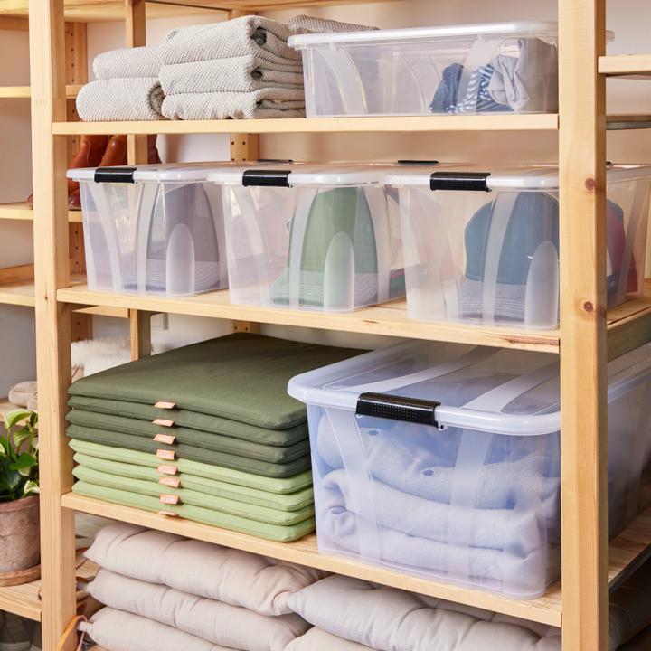 Image du produit Siena Home Lot de 3 boîtes de rangement 21 l (51 x 38.5 x 15 cm, 31 l)