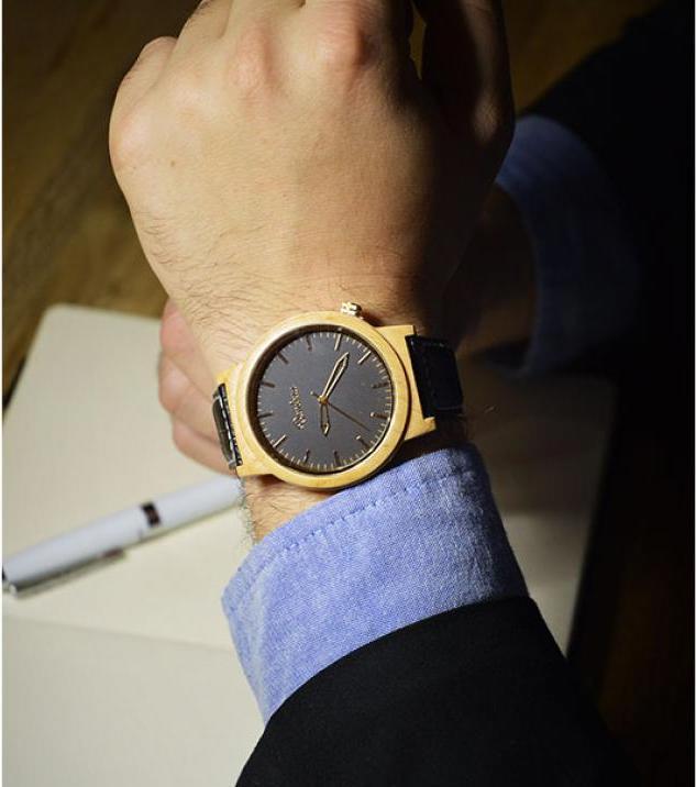 Immagine prodotto Bambuu Orologio di legno (Orologio da polso analogico, 40 mm)