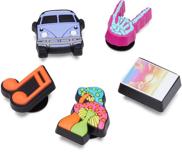 Actual product image Crocs Jibbitz- Funky RoadTrip/5 Pack (One size)