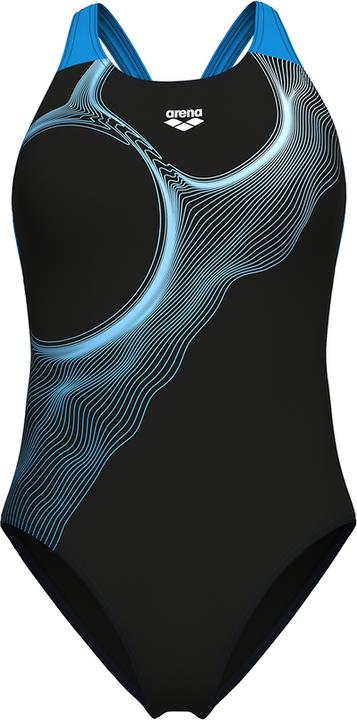 Produktbild Arena W Ripples Swimsuit V Back B (36)